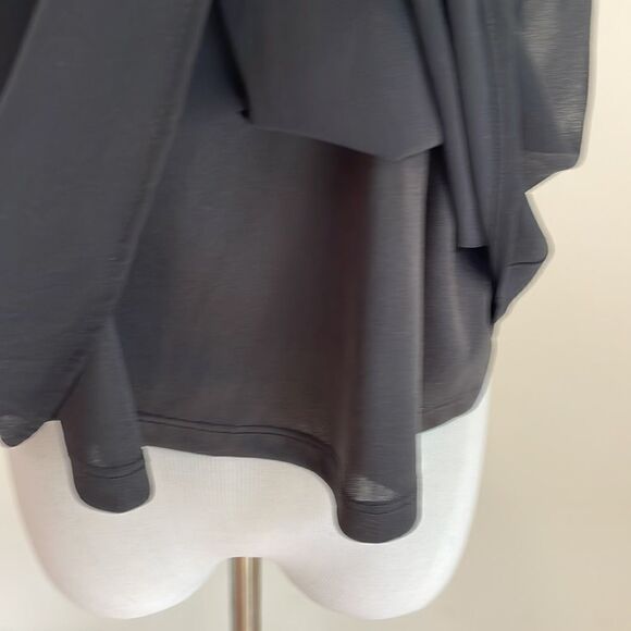 Black blouse with metal chain straps by love culture size Small - Picture 3 of 8